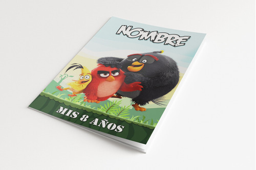 Libro Para Colorear Y Personalizar Imprimible Angry Birds