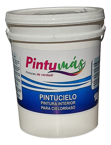 Pintura Para Cielorasos Super Lavable 18 Lts