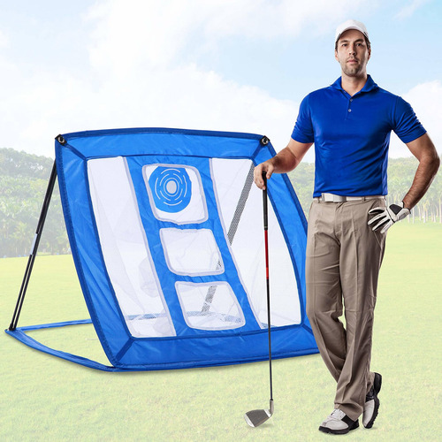 Tgu Golf Net Practice Equipment Gear Aids Portatil Red