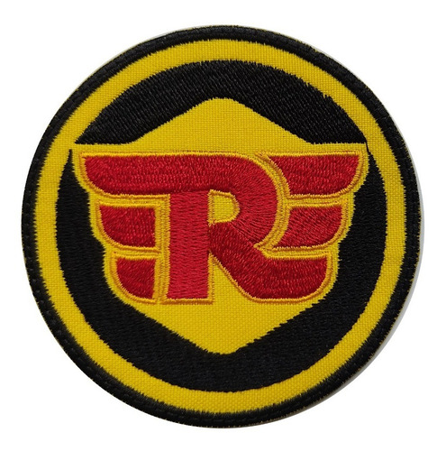 Parche Bordado Royal Enfield Logo Letra R Con Alas Royal E.