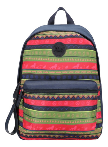 Mochila Para Mujer Rey Leon W Capsule Azul Hblibiacw