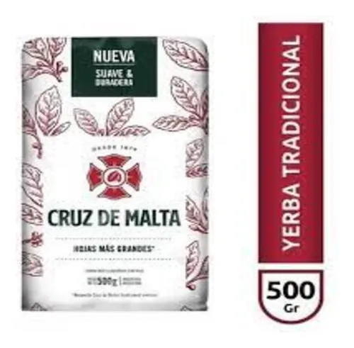 comprar Yerba Mate Cruz De Malta Tradicional 500 Grs