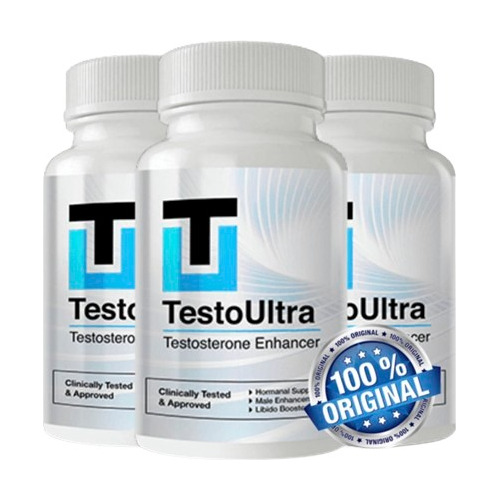 Testo Ultra Testosterone Enhancer Suplement Hormonal Pack X3