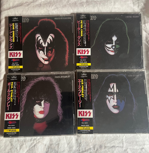 Kiss-solistas-japoneses-edic. Original 1996 Con Obi- Leer