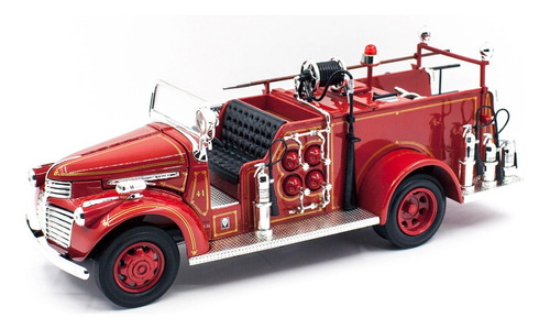 Signature Series 1941 Gmc Model Fire Truck 1:24 Bomberos