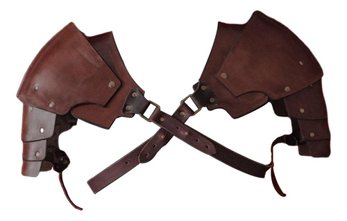 2 Hombro Medieval Pauldron Cubierta De Hombro Capa Arnés