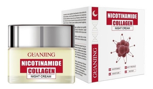 Crema Facial De Noche Con Nicotinamida Y Colágeno Guanjing