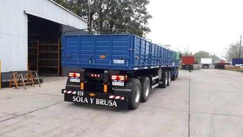 Acoplado Sola Y Brusa , Volcador Bilateral , 4 Ejes. 0km