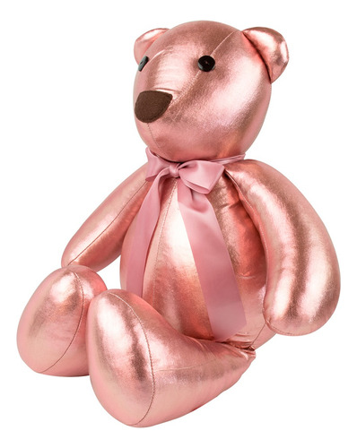 Oso Peluche 40 Cm San Valentín O Cualquier Ocasión Color Rosa Claro