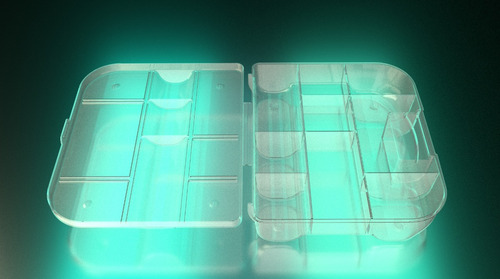 Caja Rectangular Multiusos Sprinkles Confiteria Bordado 1 Pz