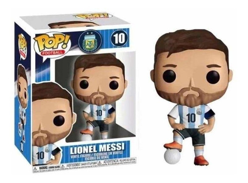 Funko Pop Custom! Muñeco De Messi Camiseta Argentina Futbol