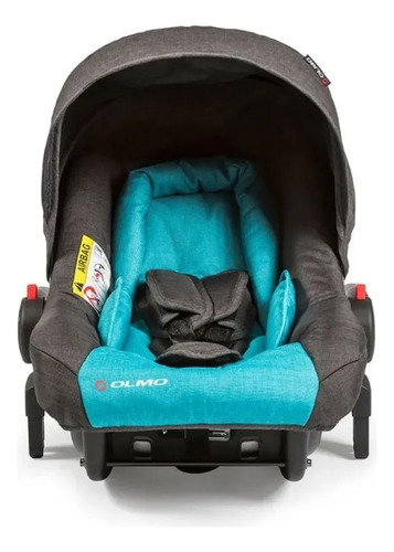 Cochecito Bebe Olmo All In One Ao100 (todo En Uno) Negro/azul Petroleo Negro