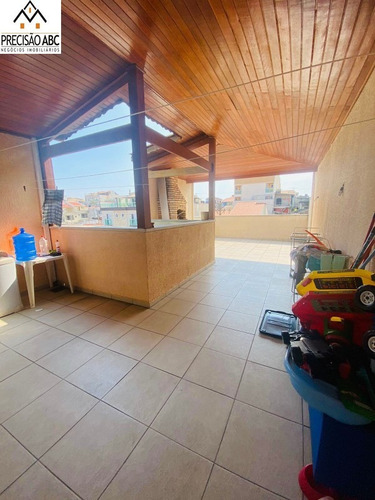 Imagem 2 de 12 de Cobertura S/condomínio Linda No Parque Novo Oratório Em Santo André - A-01729 - 70751126