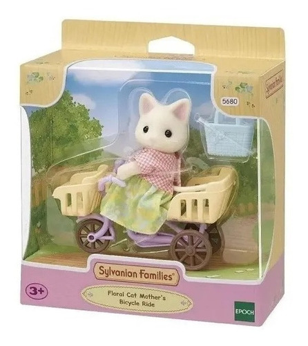 Sylvanian Families Passeio De Bicicleta Mamãe Gato Primavera