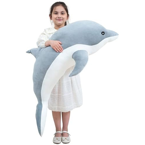 Juguetes De Peluche De Delfines Delfín Gigante De 27.5...