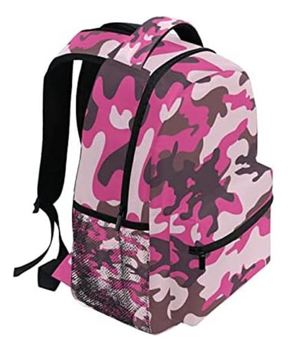 Suabo Mochila Para Computadora Portátil, Camo Pink Computer