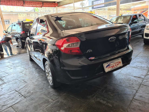 Imagem 3 de 9 de Ford Ka Sedan Preto 2020 Completo Sem Entrada
