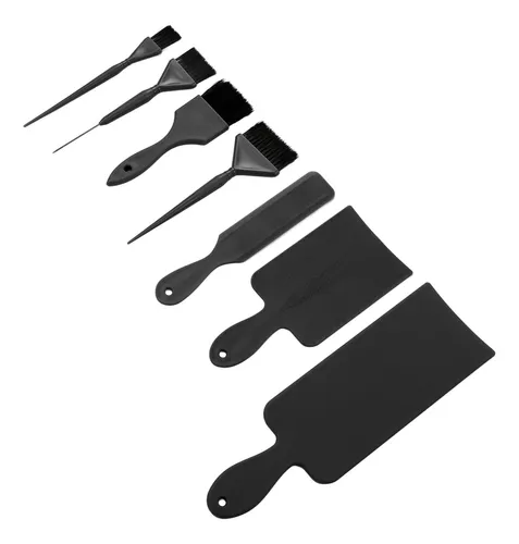 Juego De Tablas Y Paletas De Balayage Negras Y Negras, 7 Pie