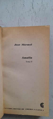 Amalia Tomo 2 De José Mármol - Ceal - Tapa Dura (usado)