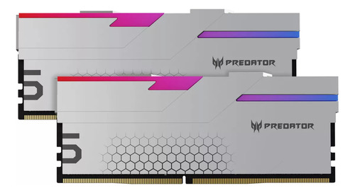 Memoria Ram Predator Herme Ddr5 6800mhz 48gb 2x24gb Gris