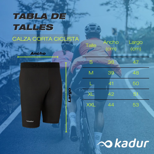 Calza Corta Ciclismo Bici Deportiva Futbol Voley Gym Unisex