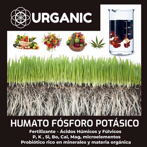 Fertilizante Fósforo Potasio Acidos Húmicos Fúlvicos Abono