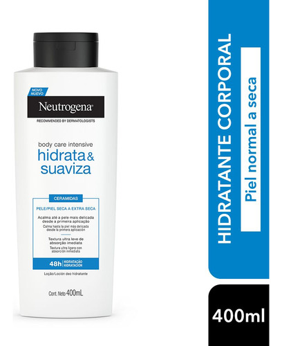 Crema Corporal Neutrogena Body Care Intensive Hidrata & Suaviza X 400 Ml.