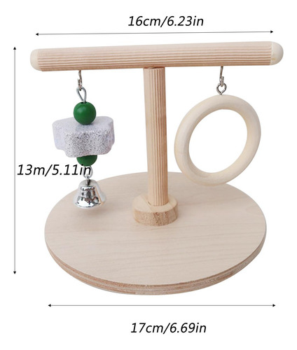 De Juegos Para Loros, Jaula De Pájaros De Madera, Accesorio