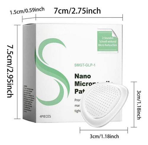 Js Nano Patch, Ingredientes Naturais, Patch Suave Para Cui