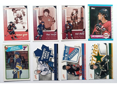Cartas Colección Hockey Gretzky Messier Patín Hielo Nhl