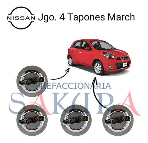 Set Tapones Rueda March 2015