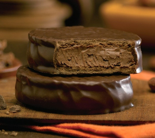 Alfajor Cachafaz Relleno Con Mousse De Chocolate 6 Un.