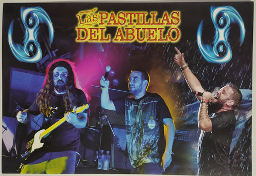 Poster Las Pastillas Del Abuelo Laser Rock