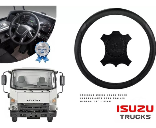 Cubrevolante Piel Negro Trailer Truck  Isuzu Rodeo 1997