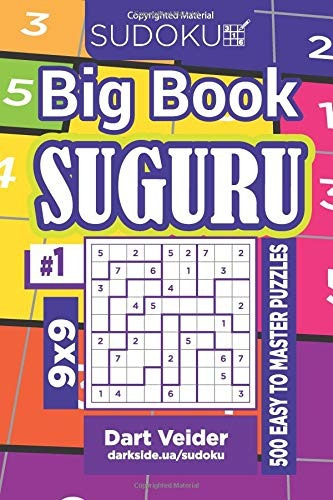 Sudoku Big Book Suguru  500 Easy To Master Puzzles 9x9 (volu