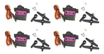Comprar Pack 4 Servomotor Mg90s Compatible Con Arduino Pic Raspberry