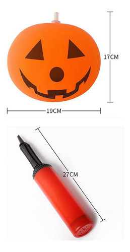 Globos De Calabaza Con Luces Led Brillantes Para Césped De