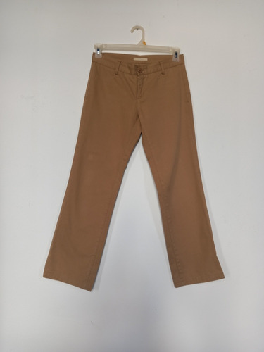 Pantalón Yagmour Semi Formal Marrón Tostado Talle M 26/36