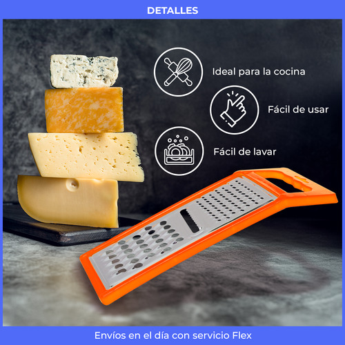 Pack X 10 Ralladores Queso Zanahoria Marco De Plástico