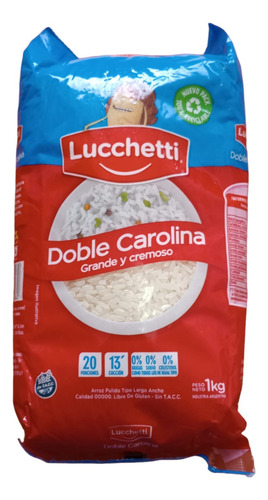 Lucchetti Arroz Doble Carolina X 1 Kg Sin Tacc