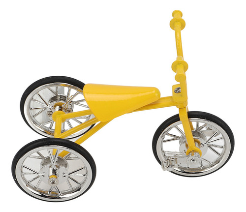 Juguete Triciclo Modelo 3d Coche Ornamento Extraíble Metal C