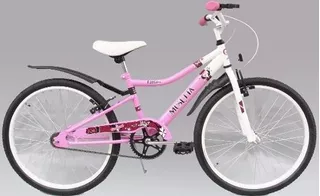 Bicicleta infantil Musetta Fantasy R24 freno v-brakes color violeta