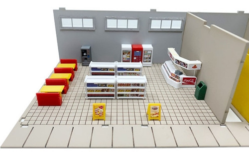 Imagen 10 de 10 de Estación De Servicio Ho 1/87 Con Luz Construcción Para Armar