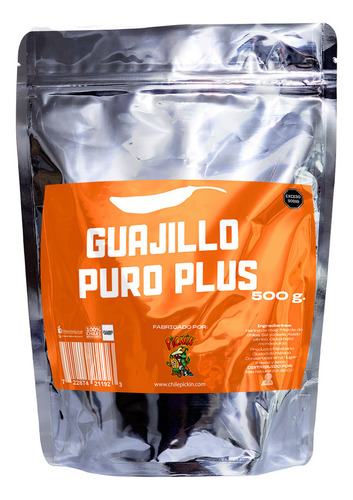 Sazonador En Polvo Guajillo Puro Plus 500 G. Pickin