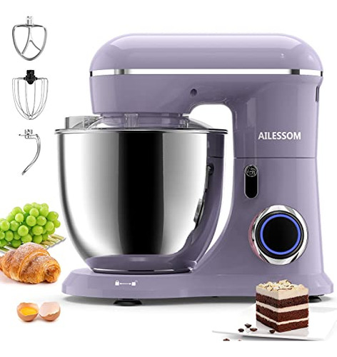 3-in-1 Electric Stand Mixer, 660w 10-speed With Pulse B...