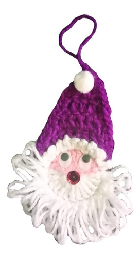 Adornos Navideños Santa Claus Tejidos A Crochet