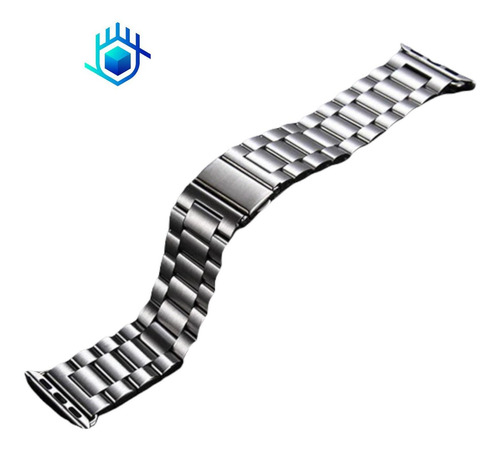 Imagen 6 de 10 de Correa Extensible Para Apple Watch Eslabon Premium + Mica