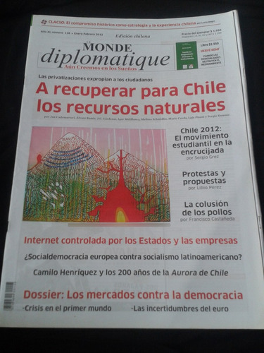 Monde Diplomatique Año Xi Numero 126  Enero Febrero 2012