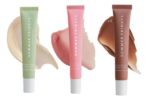 3x Bálsamo Labial Summer Lip Butter Balm Fridays Original