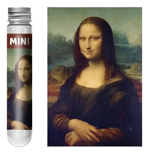 Mini Rompecabezas En Tubo La Mona Lisa 150 Pzas